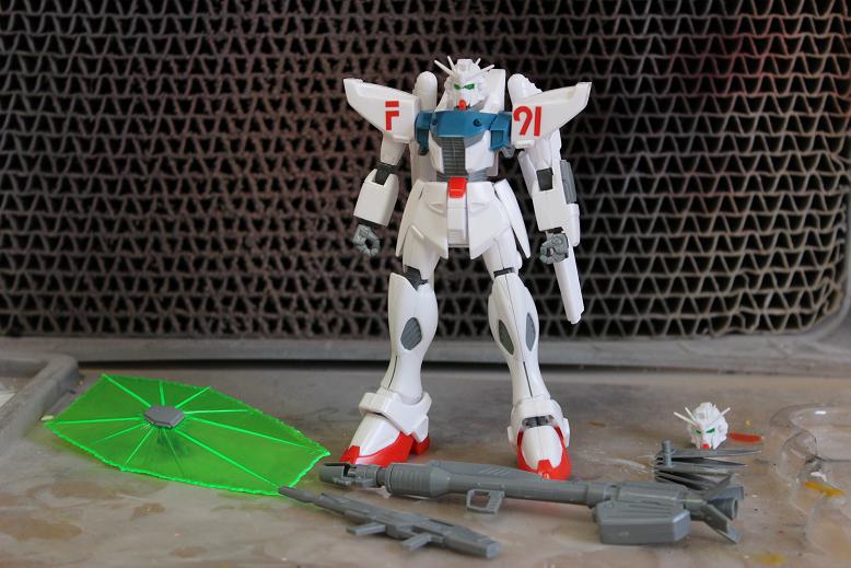 Mg F91 ガンダムf91 製作記2 ヒマと余暇と休日の過ごし方