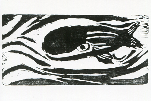 富士正晴 直筆彩色画 色紙 ２点一括