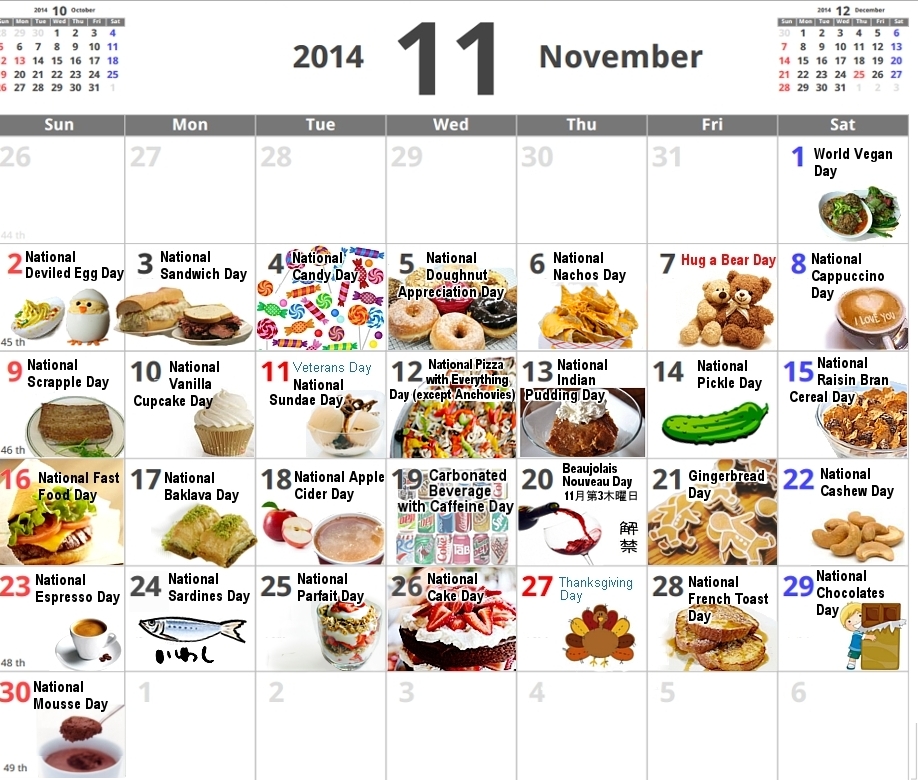 11月のアメリカは食べ物や飲み物の記念日がいっぱい?!_b0007805_10262565.jpg