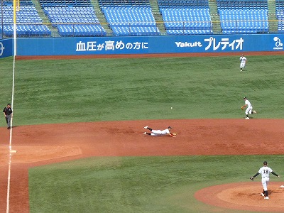 亜細亜大対駒澤大 10月10日 東都大学野球1部 前半_b0166128_9234630.jpg