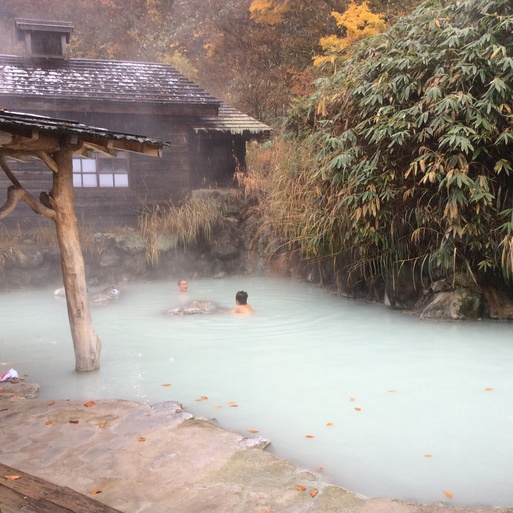 秋田県秘境・乳頭温泉鶴の湯、春に続いた訪問_a0053063_14494591.jpg