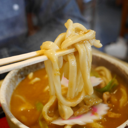 大間々　カレーうどん 山本屋_a0164102_1413351.jpg