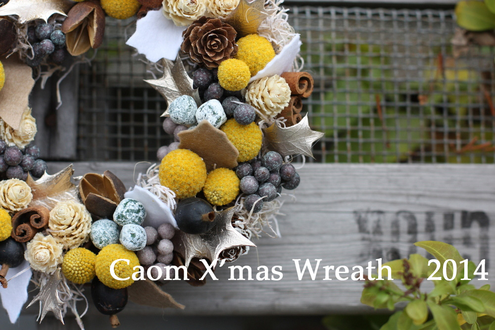 X\'mas Wreath 2014販売開始いたします。_d0149620_23233268.jpg