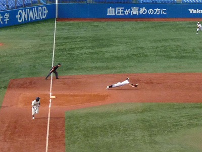 國學院大対拓殖大 10月10日 東都大学野球1部 前半_b0166128_10591934.jpg