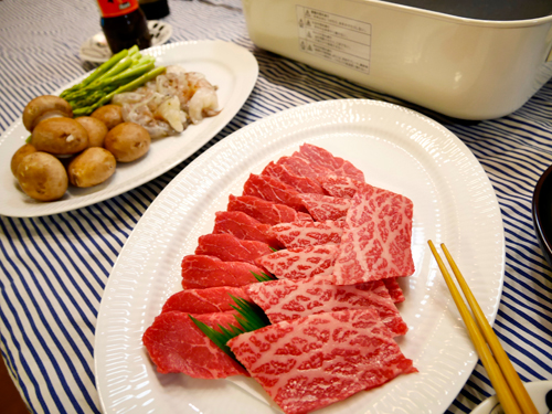 BRUNOの週末、今度は焼肉_e0322703_23115054.jpg