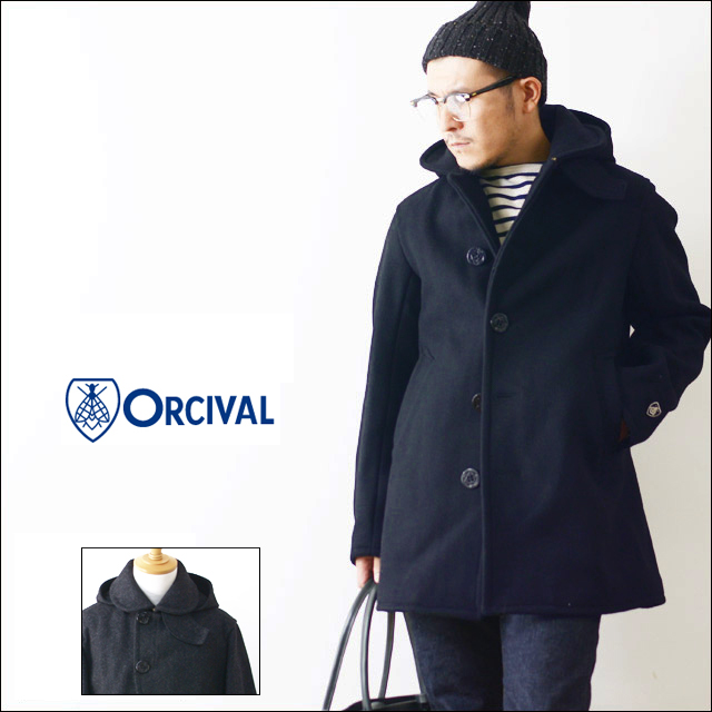 ORCIVAL[オーチバル・オーシバル] SINGLE PEA COAT LONG [RC-8466 WMT] MEN\'S_f0051306_222574.jpg