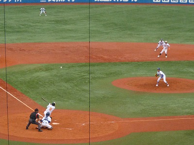 駒澤大対拓殖大 10月15日 東都大学野球1部 前半_b0166128_16405599.jpg
