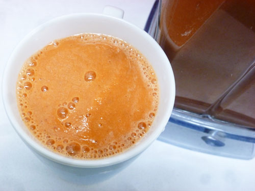 にんじんと緑茶のスムージー_c0152767_212278.jpg