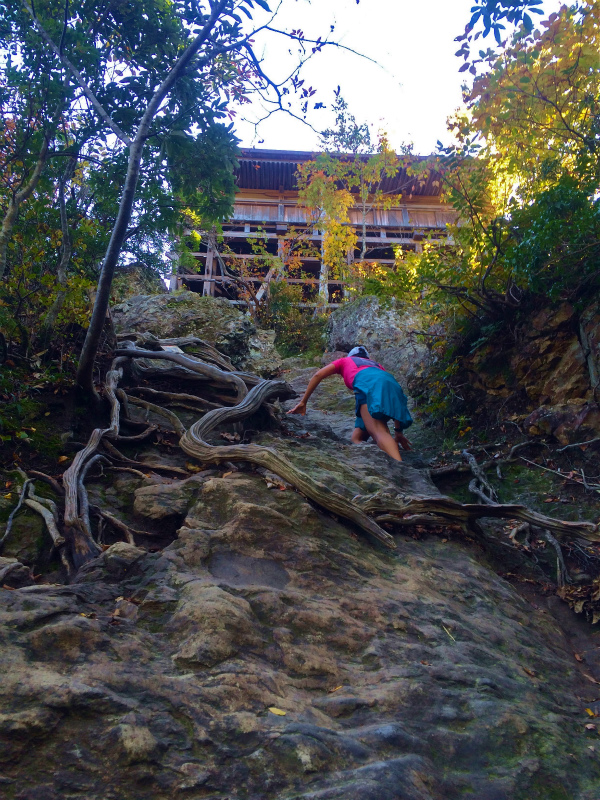 鳥取県 Mountain Running & Body Surfin\' Trip Day.2　三徳山投入堂  Mountain Running 2014/11/04-05 _b0220886_19403581.jpg