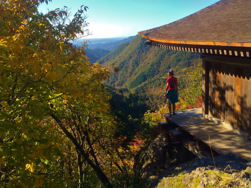 鳥取県 Mountain Running & Body Surfin\' Trip Day.2　三徳山投入堂  Mountain Running 2014/11/04-05 _b0220886_19404411.jpg