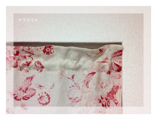Cabbages & Roses の生地でカーテンづくり☆_f0354014_22543852.jpg