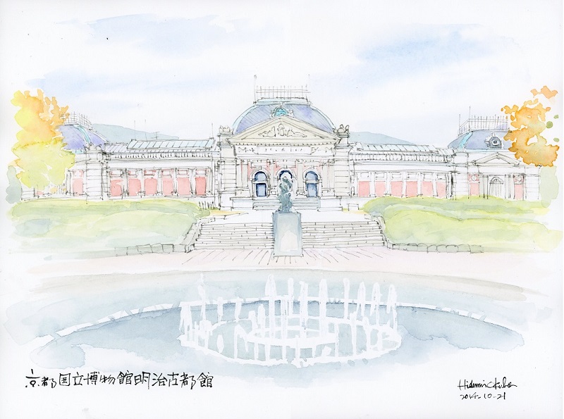 京都国立博物館 明治古都館 本館 風と雲 京都国立博物館 明治古都館 本館 風と雲