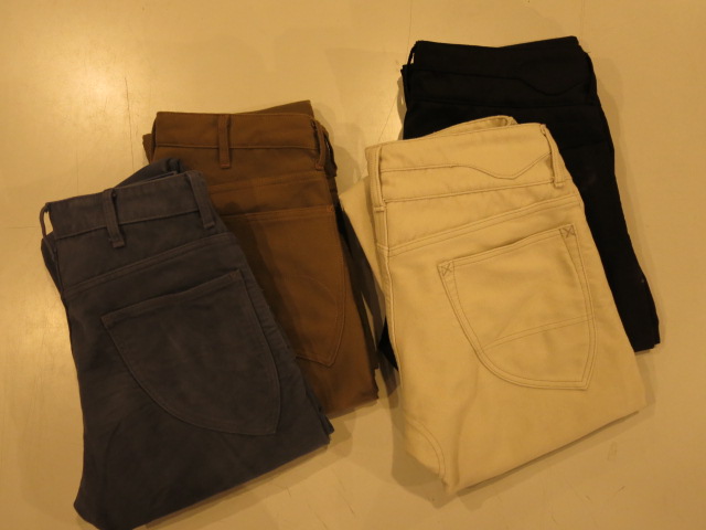 \"Der SAMMLER solo × TheThreeRobbers SIDE FLAP PANTS VELVETON\"ってこんなこと。_c0140560_10263076.jpg