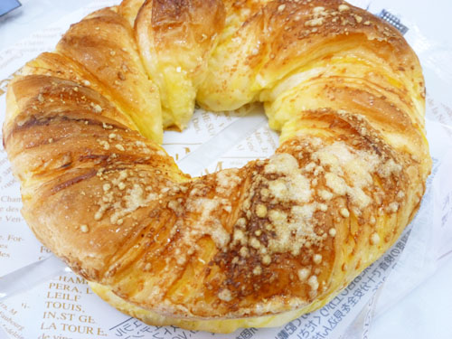 CROISSANT BAGEL CHEESE (クロワッサンベーグル チーズ)@サークルKサンクス_c0152767_2232057.jpg