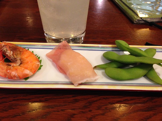 熱海駅近くでお魚と日本酒♪　1軒目は「雑魚屋」_b0160142_2218774.jpg