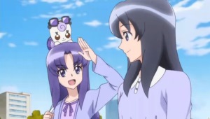 39 ハピネスチャージプリキュア いおなｖｓまりあ 姉妹空手対決 ぼてぼてだいありー