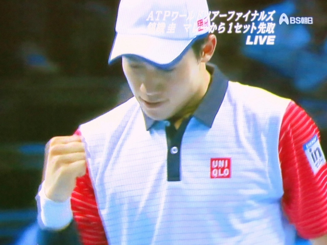 2014・ATPワールドツアーファイナルズ・錦織圭初戦勝利!_b0083801_04131562.jpg