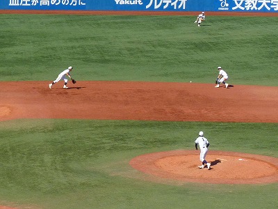 中央大対青学大 10月16日 東都大学野球1部 後半_b0166128_20175384.jpg