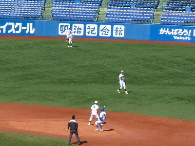 中央大対青学大 10月16日 東都大学野球1部 後半_b0166128_20312121.jpg