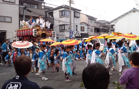 秋祭り、城垣町と上島町のだんじり_c0348636_10574647.jpg