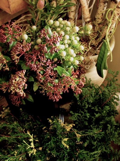 Christmas Wreath Lesson ! 始まりました。。。_a0229658_20143981.jpg