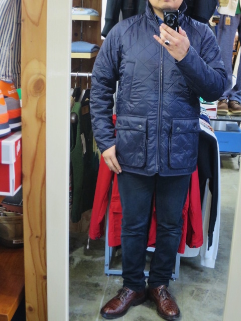 Barbour ・・・ POLAR QUILT JACKET (NEW)!★!_d0152280_13293467.jpg