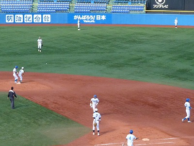 中央大対青学大 10月16日 東都大学野球1部 後半_b0166128_9433994.jpg
