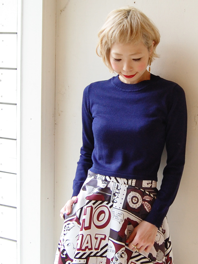 popでcute♡アメコミ柄SK!! by kayo_f0053343_155105.jpg