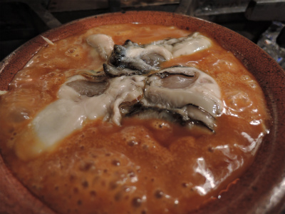 牡蠣の味噌鍋_f0157910_13322937.jpg