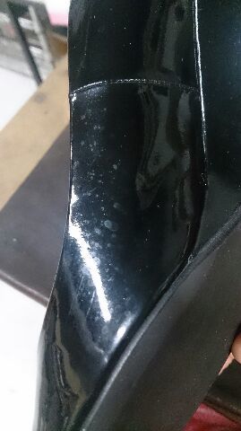 エナメルの傷 シューケア靴磨き工房 ルクアイーレ イセタンメンズスタイル 紳士靴 婦人靴のケア 修理