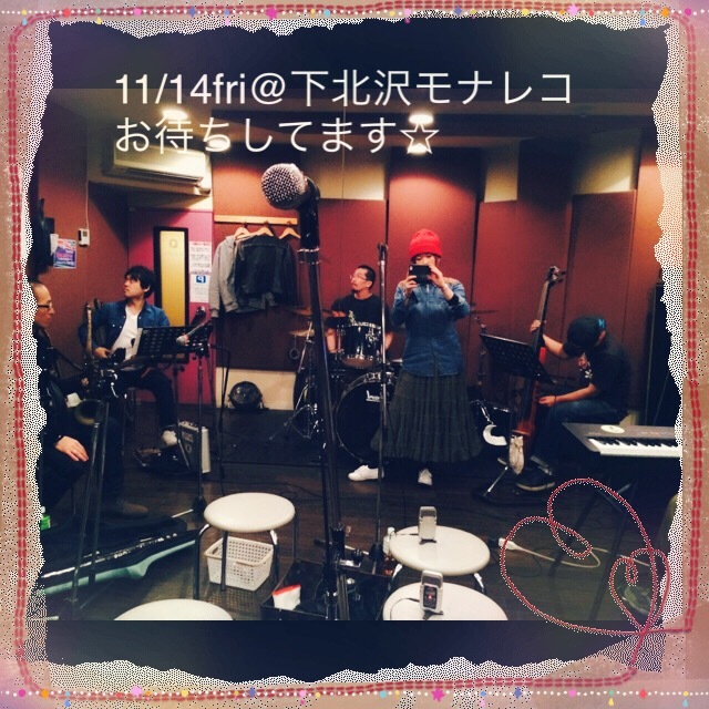 11/14friスパチェリアコースティックLIVEだよ~!_a0088007_02383146.jpg