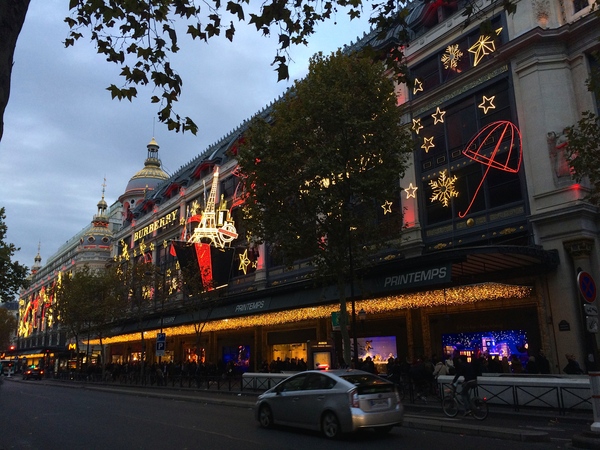 Galerie Lafayette, Printemps, Le Vésinet fêtent le Noël ! - パリのクリスマス飾り2014_a0231632_17481575.jpg