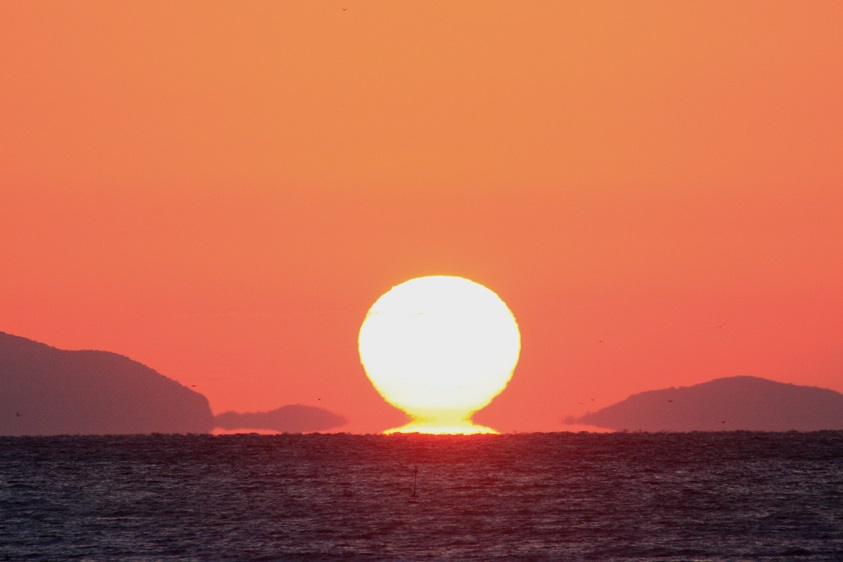 錦海湾の日の出　　　９月２８日（土）_c0330740_20473179.jpg