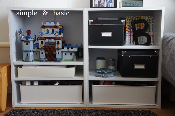 子供部屋の収納 男の子編 カラーボックスを使った収納 Simple Basic 子供部屋の収納 男の子編 カラーボックスを使った収納 Simple Basic