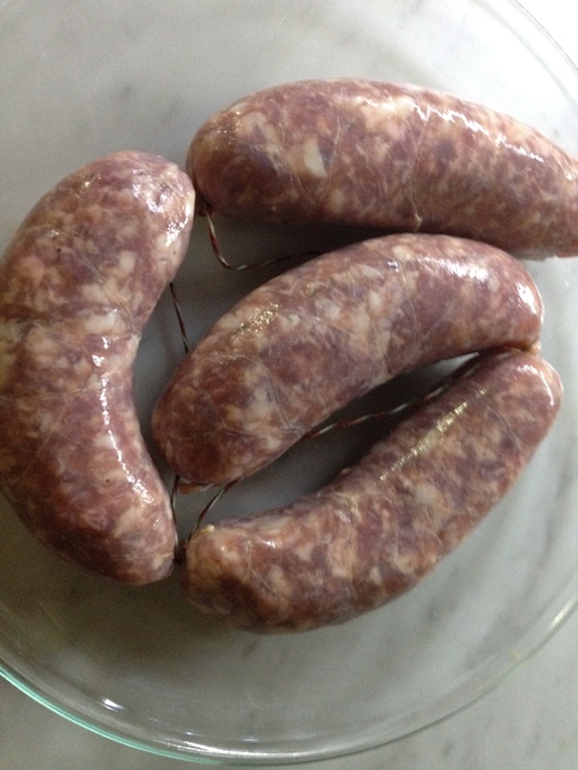 サルシッチャとタルタル、温野菜添え_a0136671_2545031.jpg