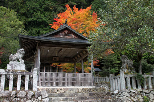 14紅葉めぐり 9 上弓削熊野神社_e0048413_2028671.jpg