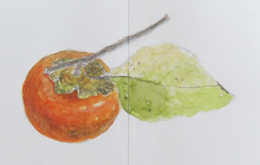 ファッション特集 芹沢銈介 『柿』直筆 絵画 日本画 絵画 - 絵画