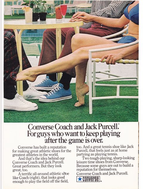 \"1973 Converse Coach and Jack Purcell - Bikini Girl Plays Footsie / vintage Ad\"ってこんなこと。_c0140560_1045378.jpg