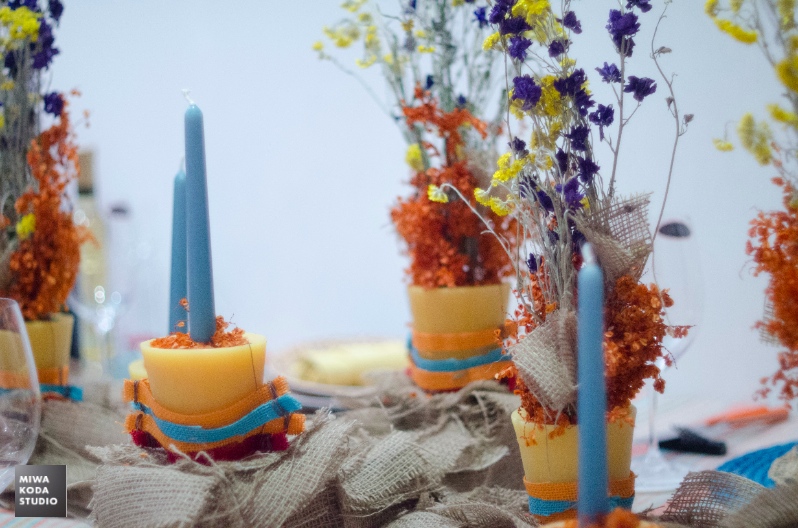 November 16, 2014 北イタリアのテーブル:ロウの花器 North Italy Table: Wax Vase_a0307186_6433789.jpg