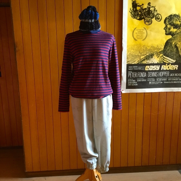 [BOHEMIANS] TURTLE L/S FLANNEL SMOOTH BORDER & BS HERRINGBONE PANTS_d0000298_14365500.jpg