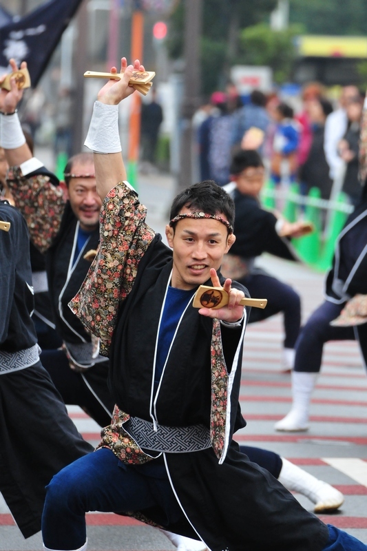 おやちゃい村収穫祭2014　鳴子踊り （２）風靡・真誠塾　他_b0104774_23454773.jpg