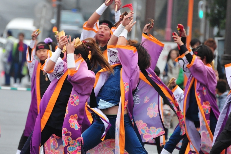 おやちゃい村収穫祭2014　鳴子踊り （２）風靡・真誠塾　他_b0104774_23471201.jpg