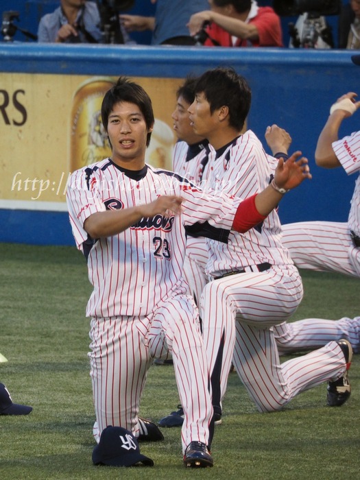 山田哲人&谷内亮太選手フォト@神宮10/6_e0222575_10103011.jpg