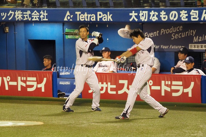 山田哲人&谷内亮太選手フォト@神宮10/6_e0222575_12514773.jpg