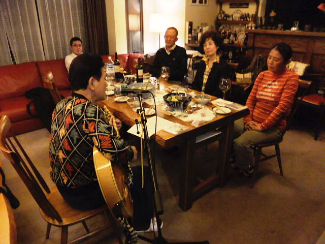 森さん宅でワインパーティーとライブ_e0119092_958573.jpg