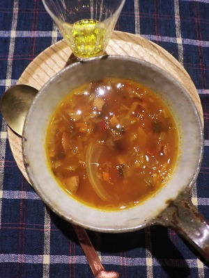 八木橋昇さんの黒呉須化粧スープ平マグ_b0132444_17501058.jpg