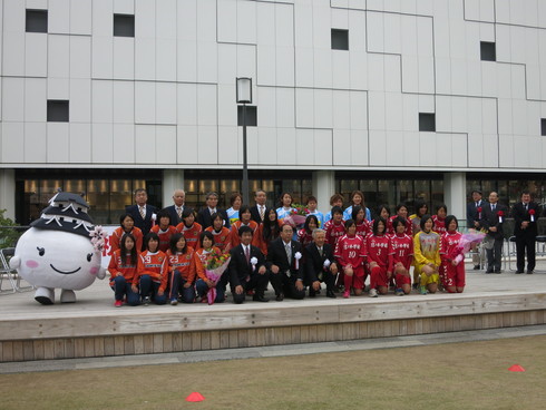 第36回皇后杯全日本女子サッカー選手権大会壮行会_c0149152_11194833.jpg