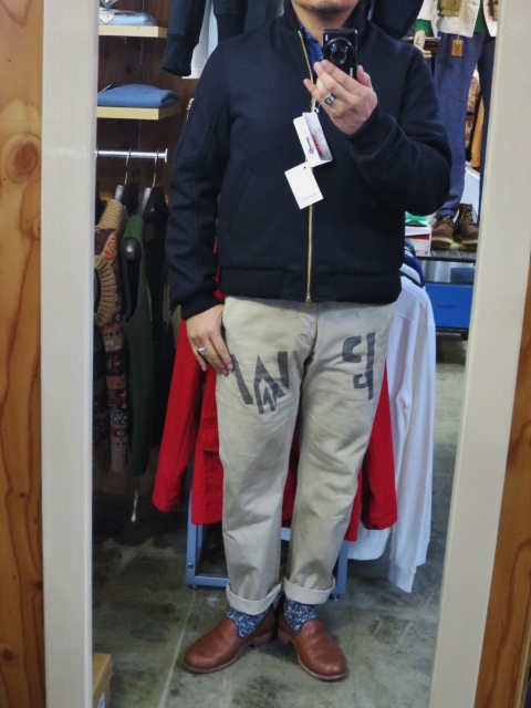 今季・注目の1枚★ Honnete ・・・ MA-1 TYPE WOOL FLIGHT JACKET!♪!_d0152280_17484286.jpg