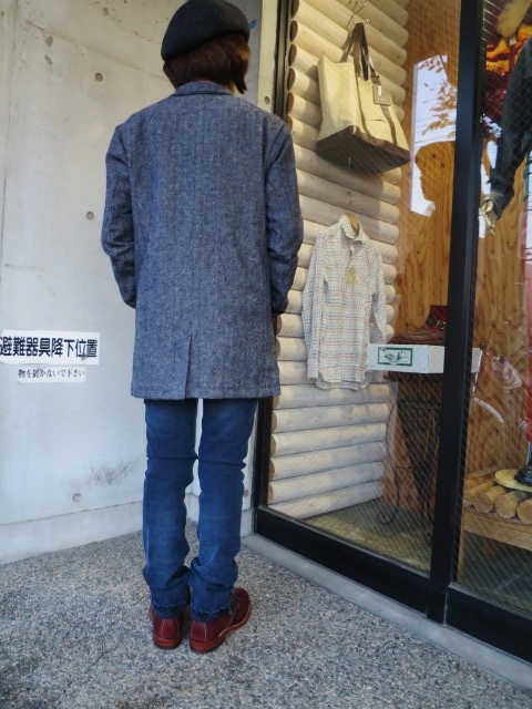 Yarmo ・・・ Tweed Wool DRIVERS COAT JACKET!★! (修正・別注版)_d0152280_1752252.jpg