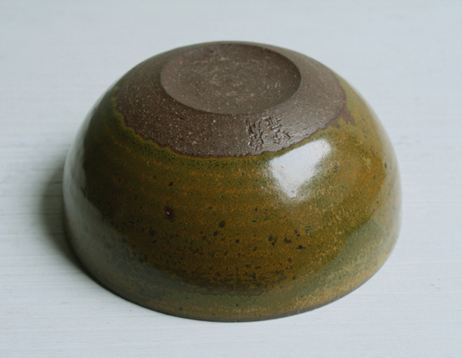 苗代川焼 蕎麦釉 蕎麦がき碗（荒木陶窯 荒木幹二郎 作） : 青蓮亭日記